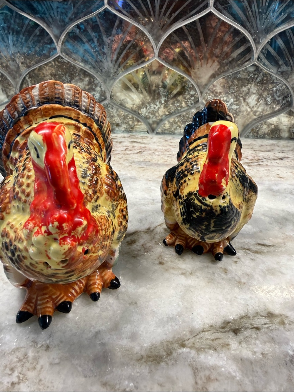 Vintage Thanksgiving Turkey Salt Pepper Shakers Set 2 Fall
Harvest Cottagecore